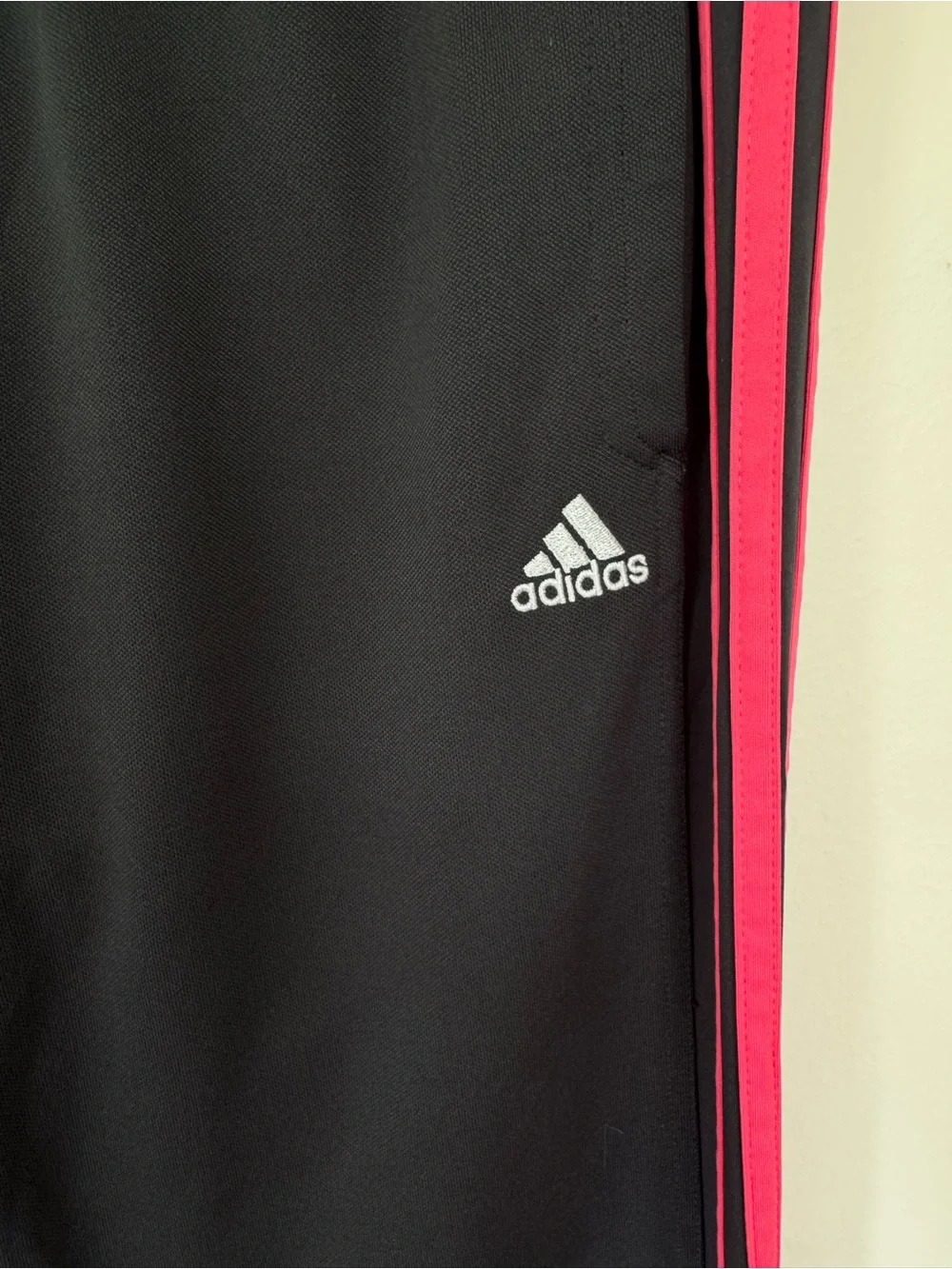 Adidas Youth Medium Track Pants Hot Pink